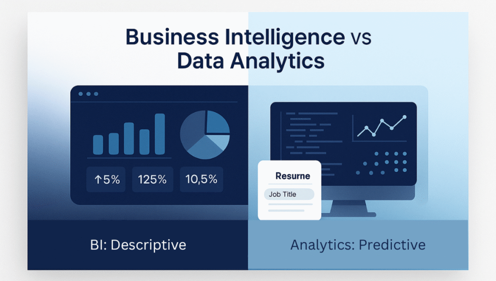 Business Intelligence vs Data Analytics