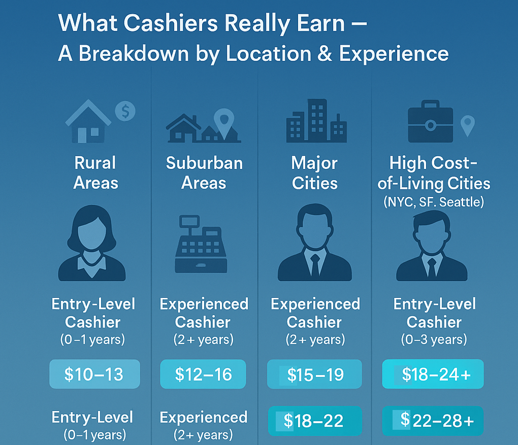 Cashier Salary Expectations What You'll Actually Earn by Location