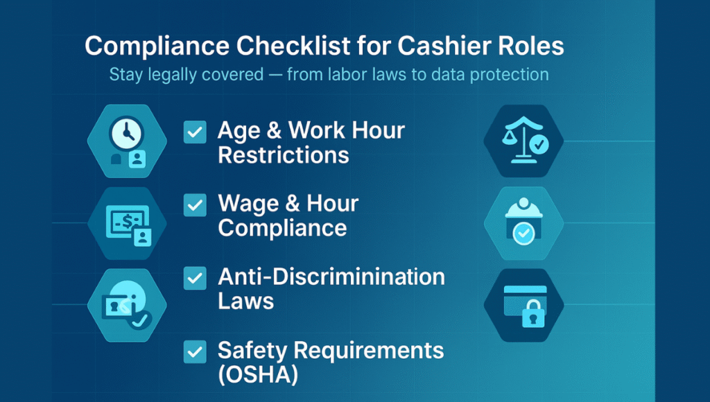 Legal Requirements for Cashier Positions Compliance Checklist