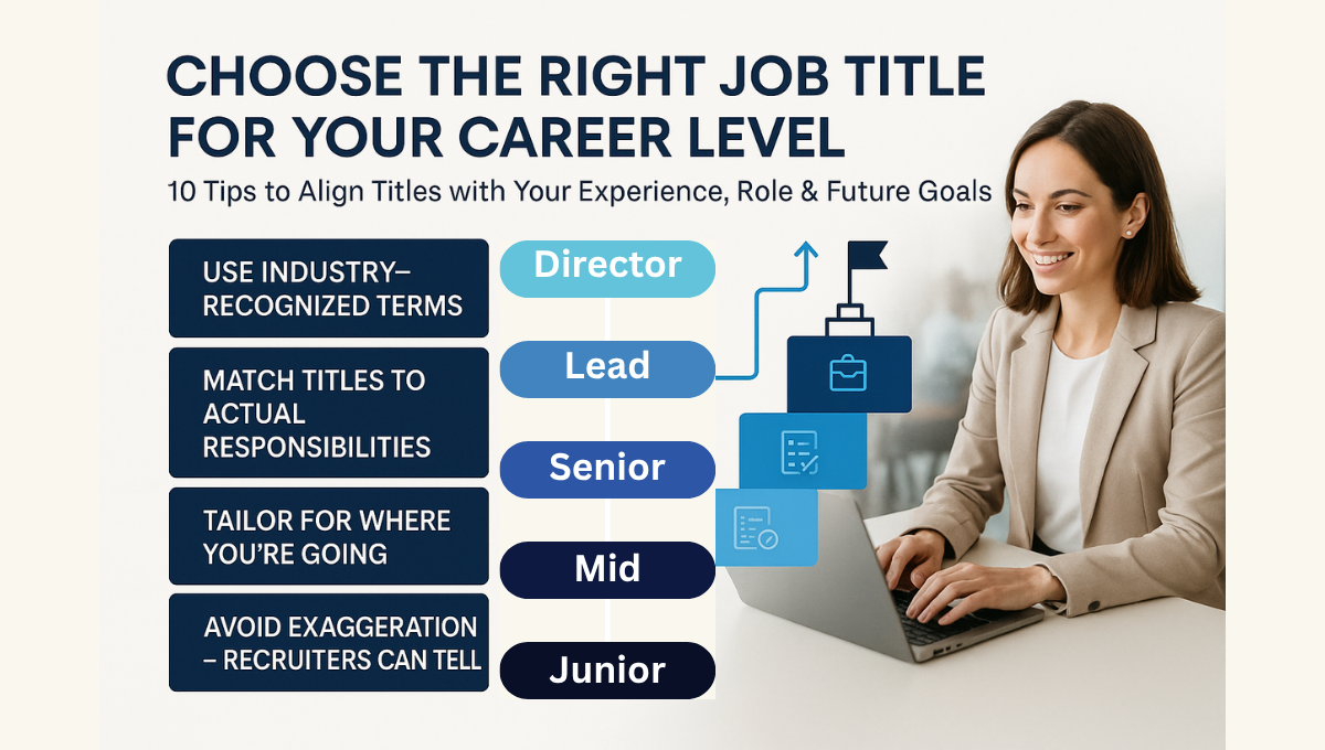 Tips to Choose the Right Job Title for Your Career Level
