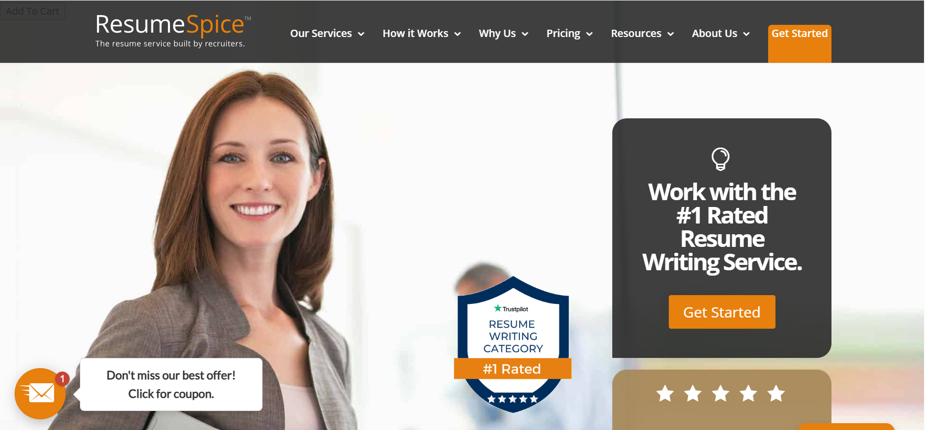 ResumeSpice, Best for Resume Writing + Job Application Combo