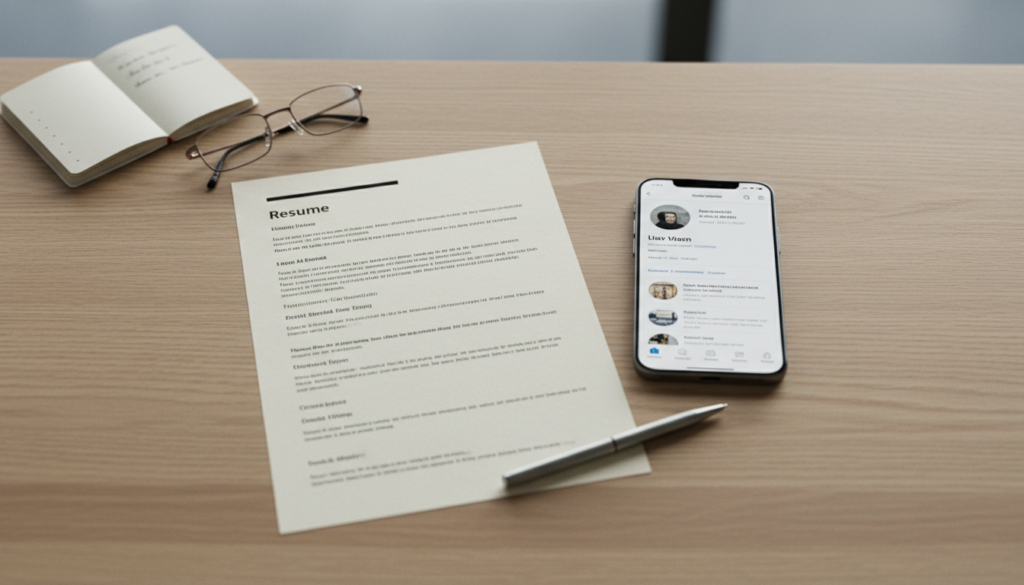 Resume vs LinkedIn in Finance Hiring