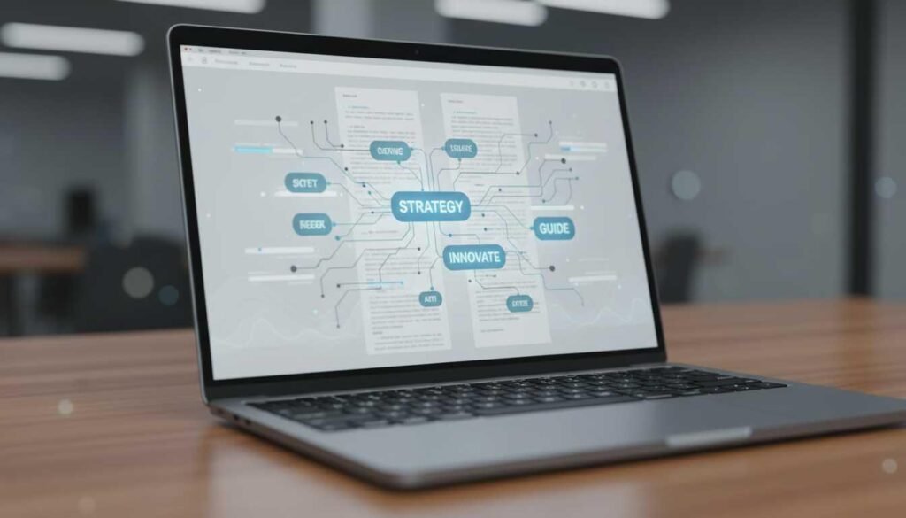 ATS system analyzing manager-level resumes for leadership keywords and structure