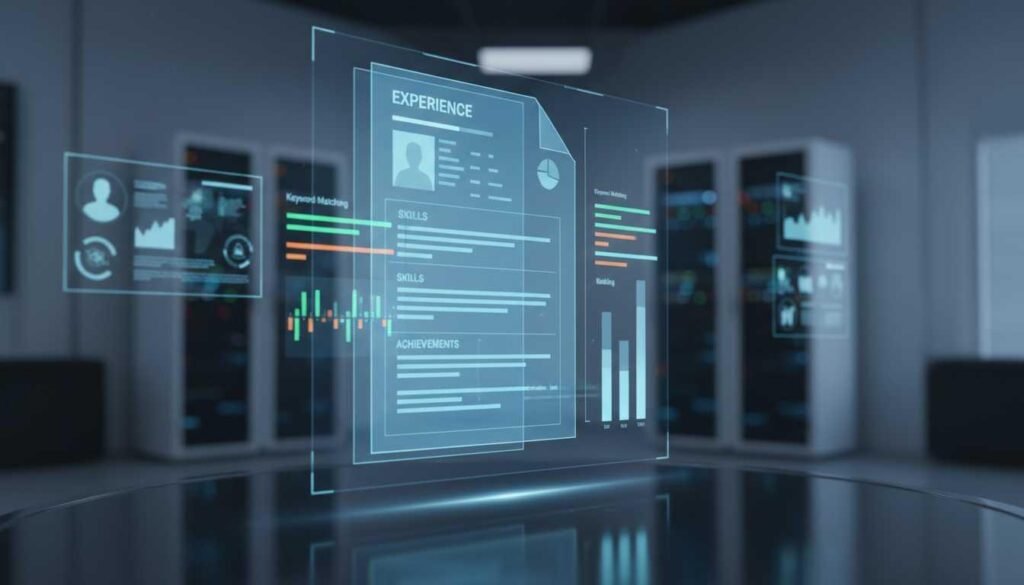 ATS system scanning resume structure and keyword alignment in job applications