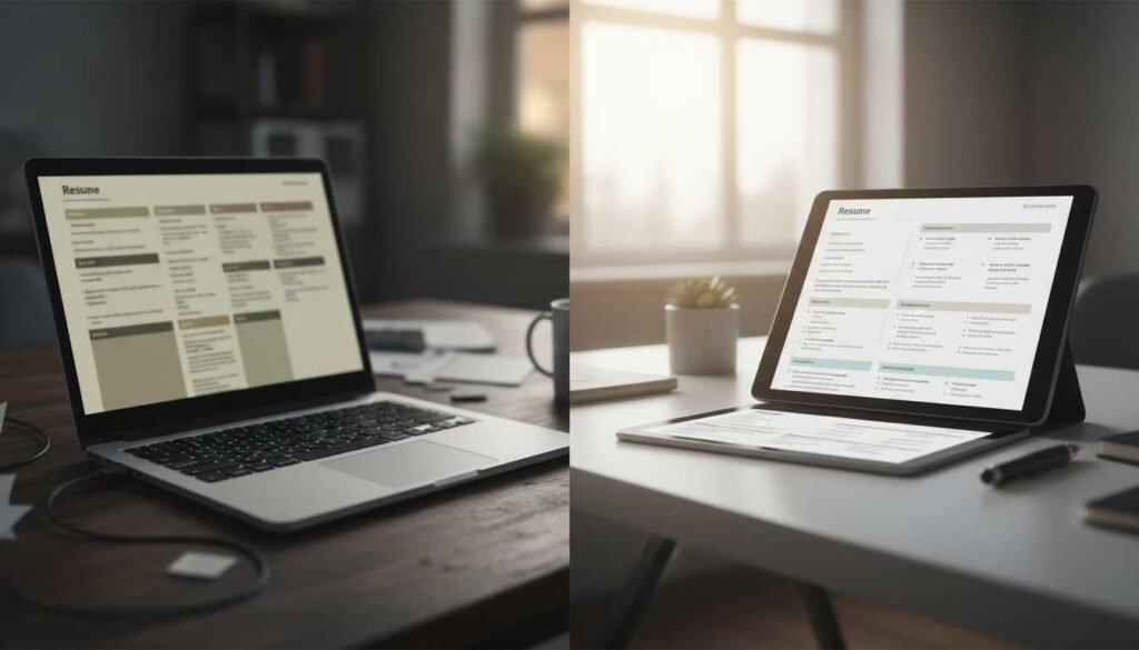 Resume transformation case study showing improved interview results after professional restructuring following a career break