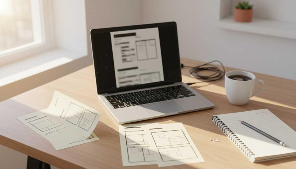 DIY ATS-friendly resume creation workspace