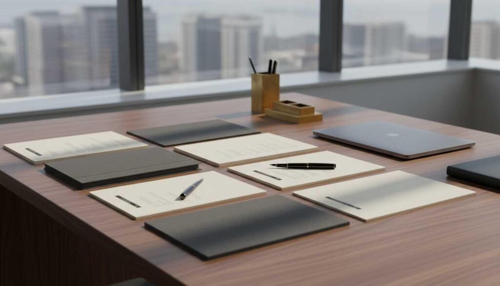 Executive resume writing and career strategy workspace