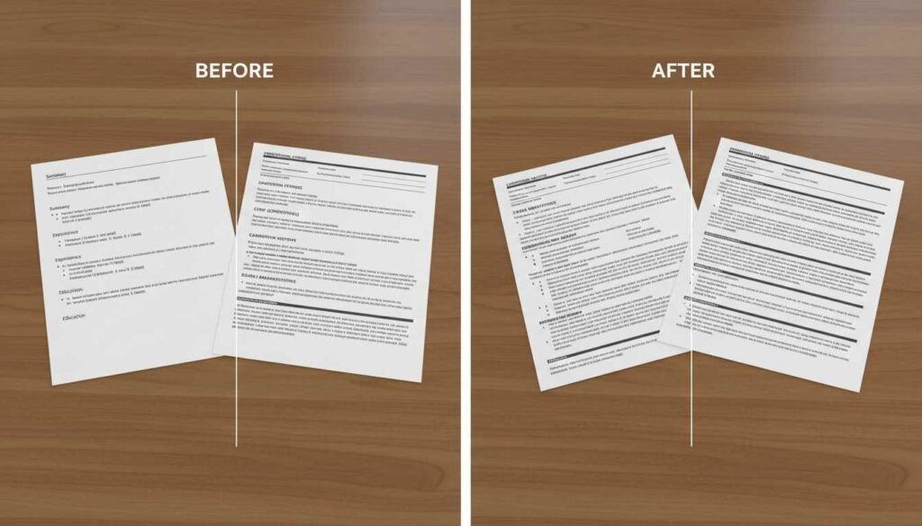 Resume transformation leading to successful federal job interview and offer