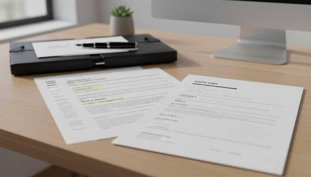 ATS-friendly resume and job application best practices workspace