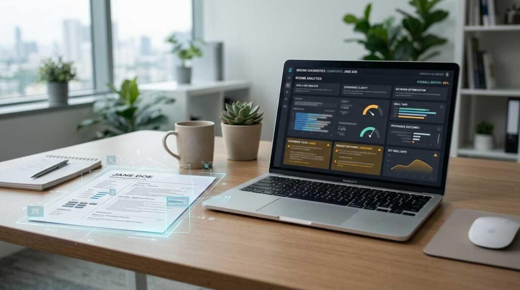 Indicators showing a resume needs professional review and improvement