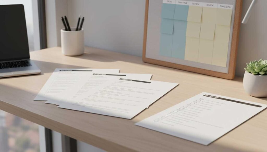 Step-by-step resume update process for professionals promoted to manager roles