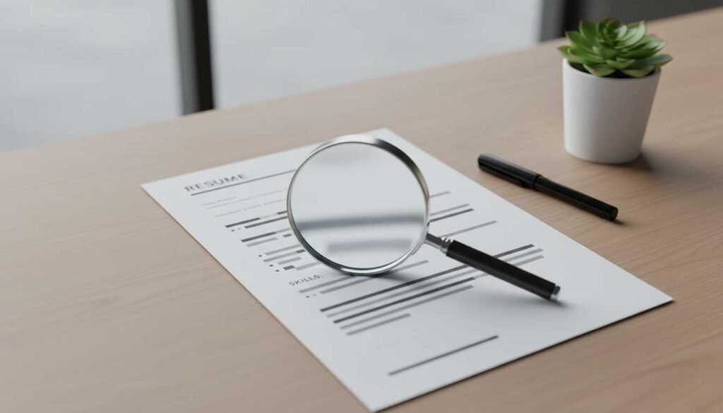 Organized resume skills section highlighting clarity and job relevance