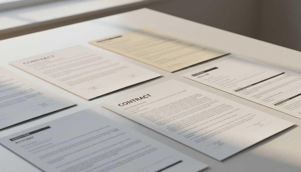 Concept of resume service guarantees representing trust and client expectations in career services