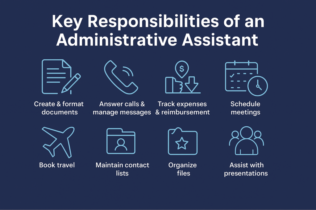 Admin Assistant Job Description for Resumes , Administrative Assistant Job Description